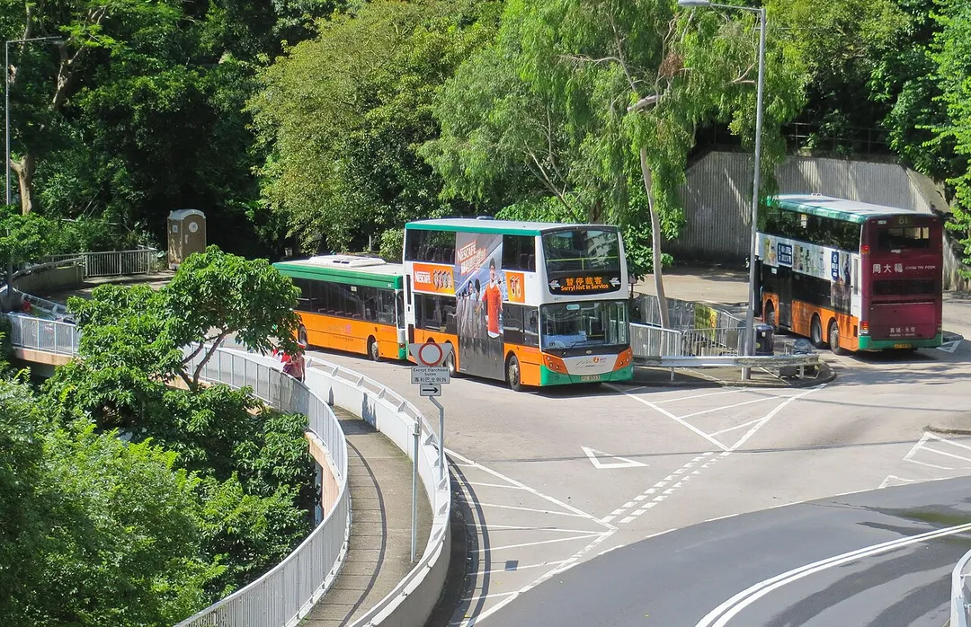 Lai Tak Tsuen Bus Terminus, Hong Kong.