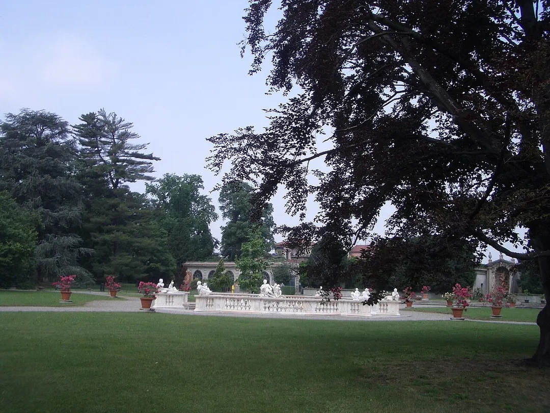 Villa Visconti Borromeo Arese Litta, Lainate (Milano, Italy). Image of the park.