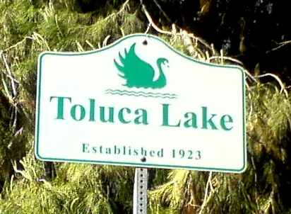 Signage: Toluca Lake, Los Angeles, California (est. 1923)
