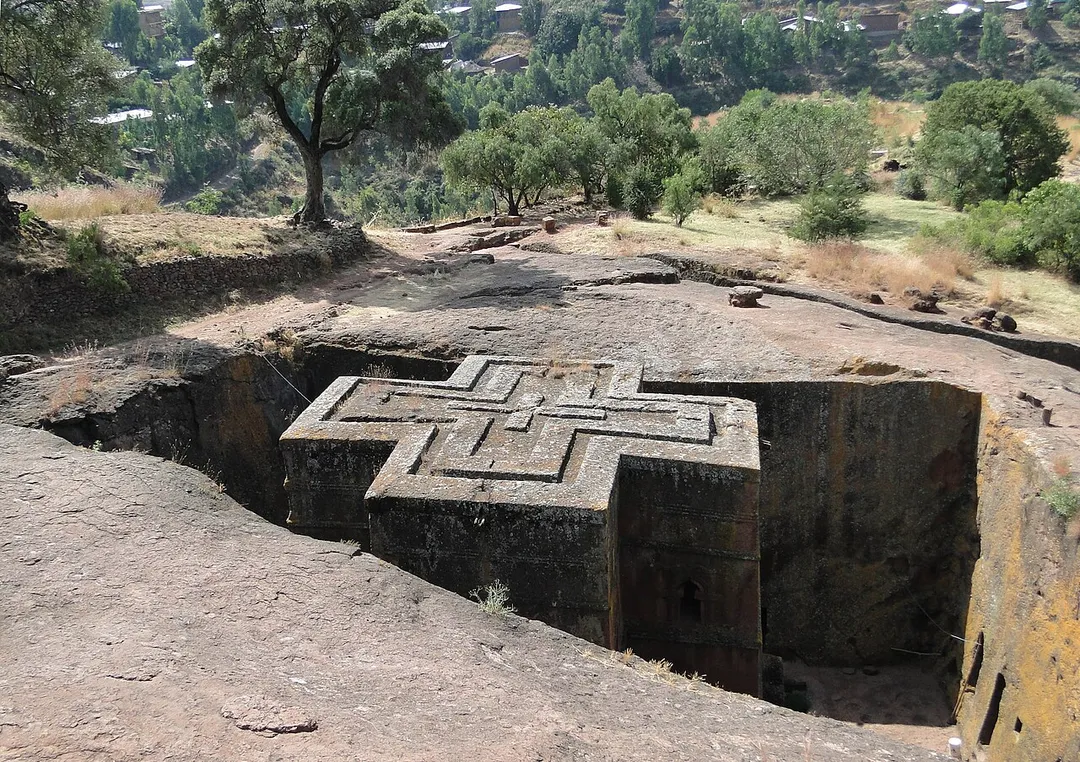 Bete Giyorgis (Church of St. George), Lalibela, Ethiopia