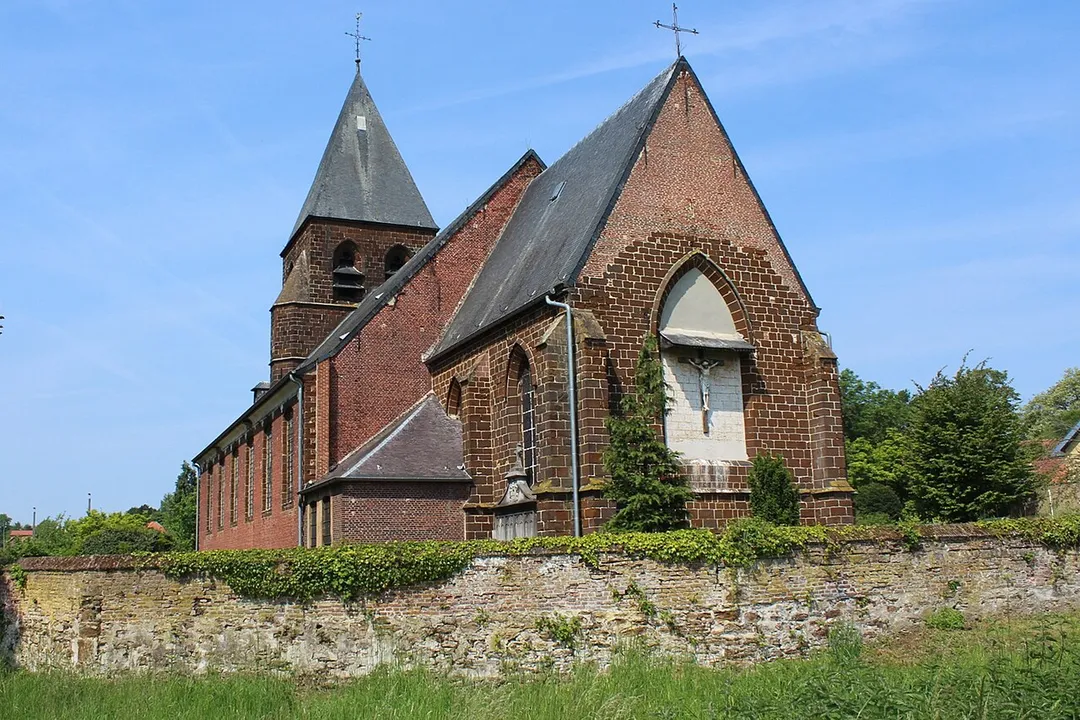 Zicht op het koor van de Sint-Pieterskerk (Langdorp)