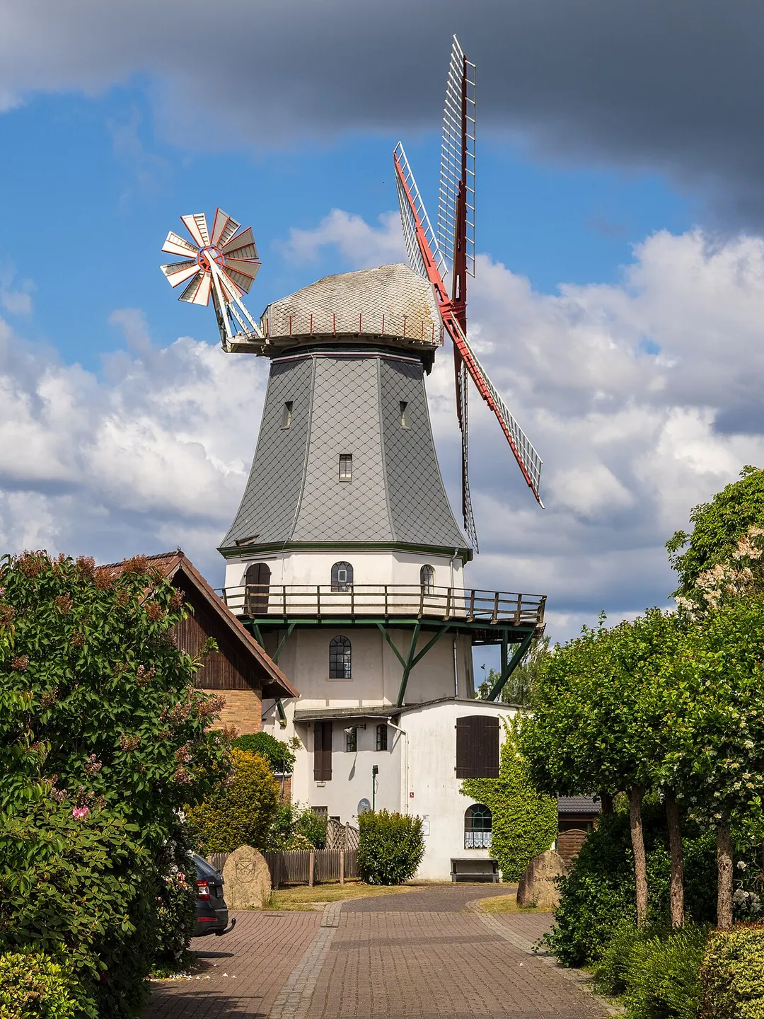 Galerieholländermühle "Jan Wind" in Etelsen (Gemeinde Langwedel, Ldkrs. Verden/Aller)