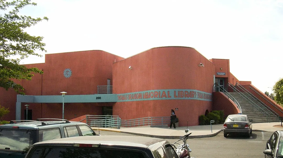Thomas Branigan Memorial Library, the public library of Las Cruces, New Mexico, at 200 E. Picacho Avenue.