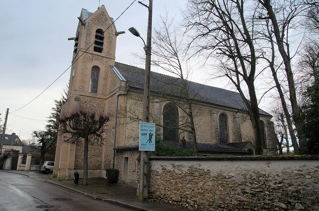 Église Notre-Dame-de-la-Nativité, rue de l’Église, au Mée-sur-Seine, Seine-et-Marne, France.