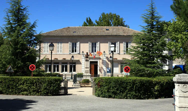 Town of Le Thor in Vaucluse, France