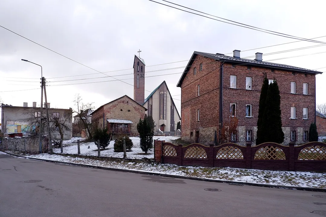 Kupilasa Street in Lędziny, Upper Silesia, Poland
