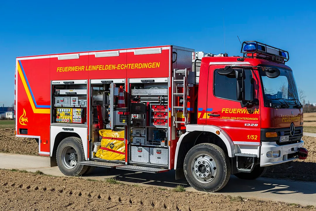 Rüstwagen 2 der Abteilung Leinfelden