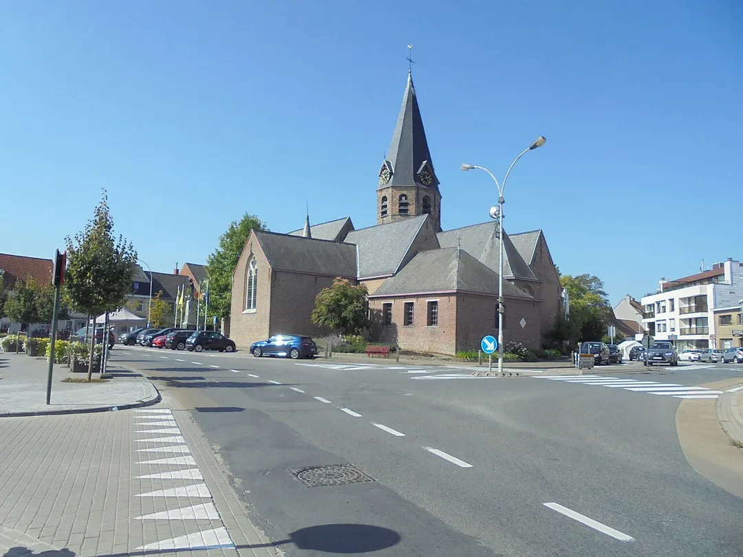 Sint-Blasiuskerk - Dorpsplein - Lendelede - West-Vlaanderen - België.