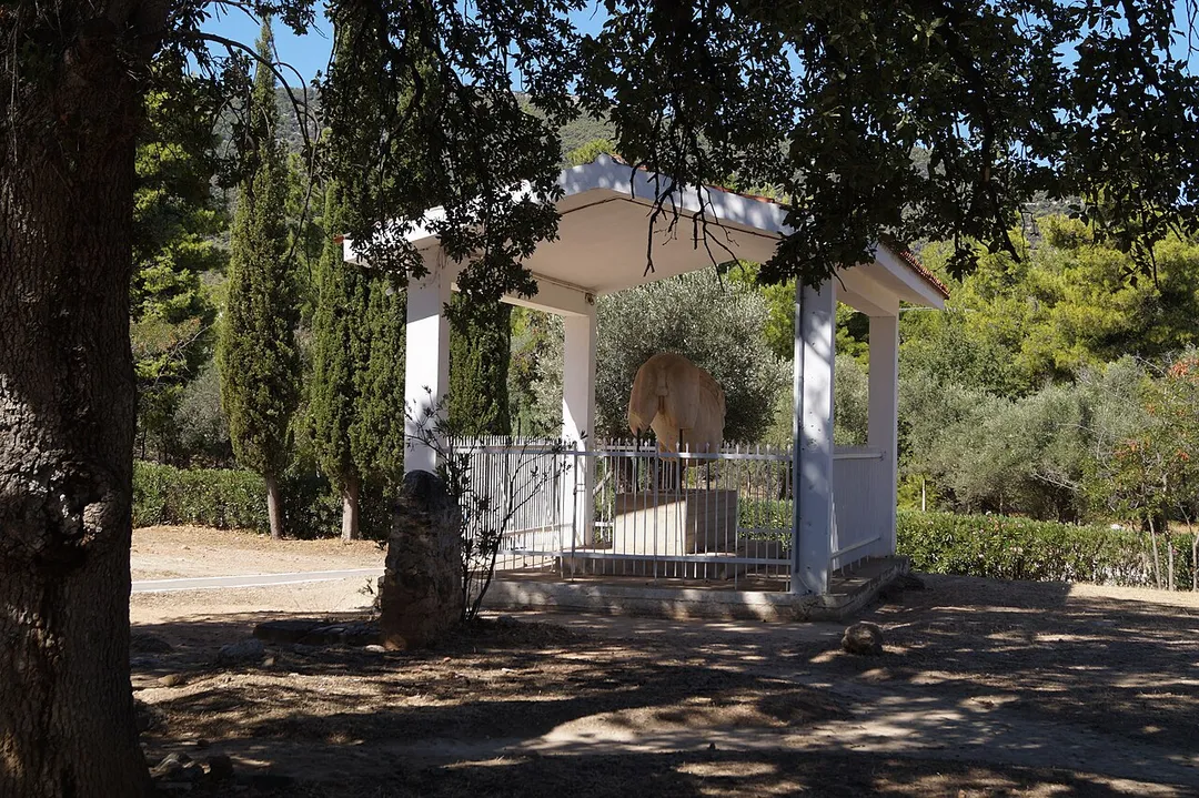 Pallini, Attica, Greece: Lion of Kantza in Leontari.
