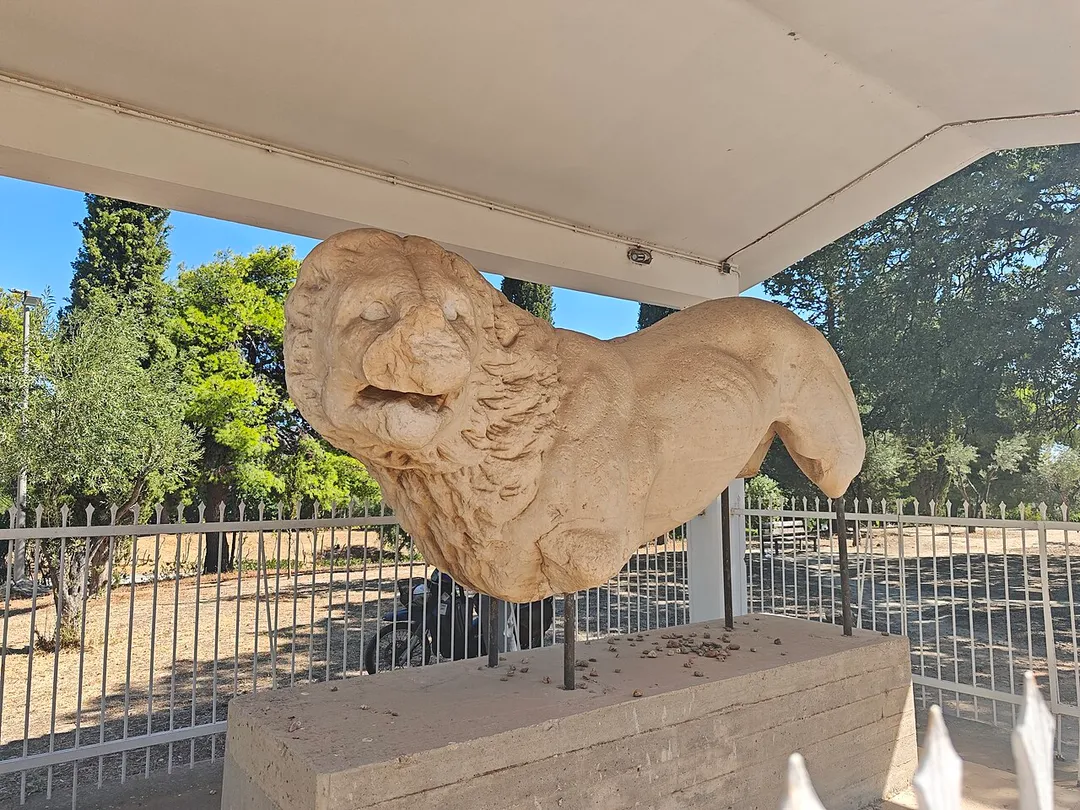 Pallini, Attica, Greece: Lion of Kantza in Leontari.