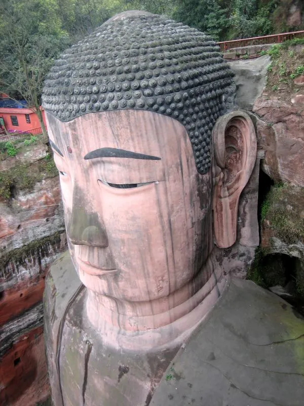 Head of Leshan Buddha.