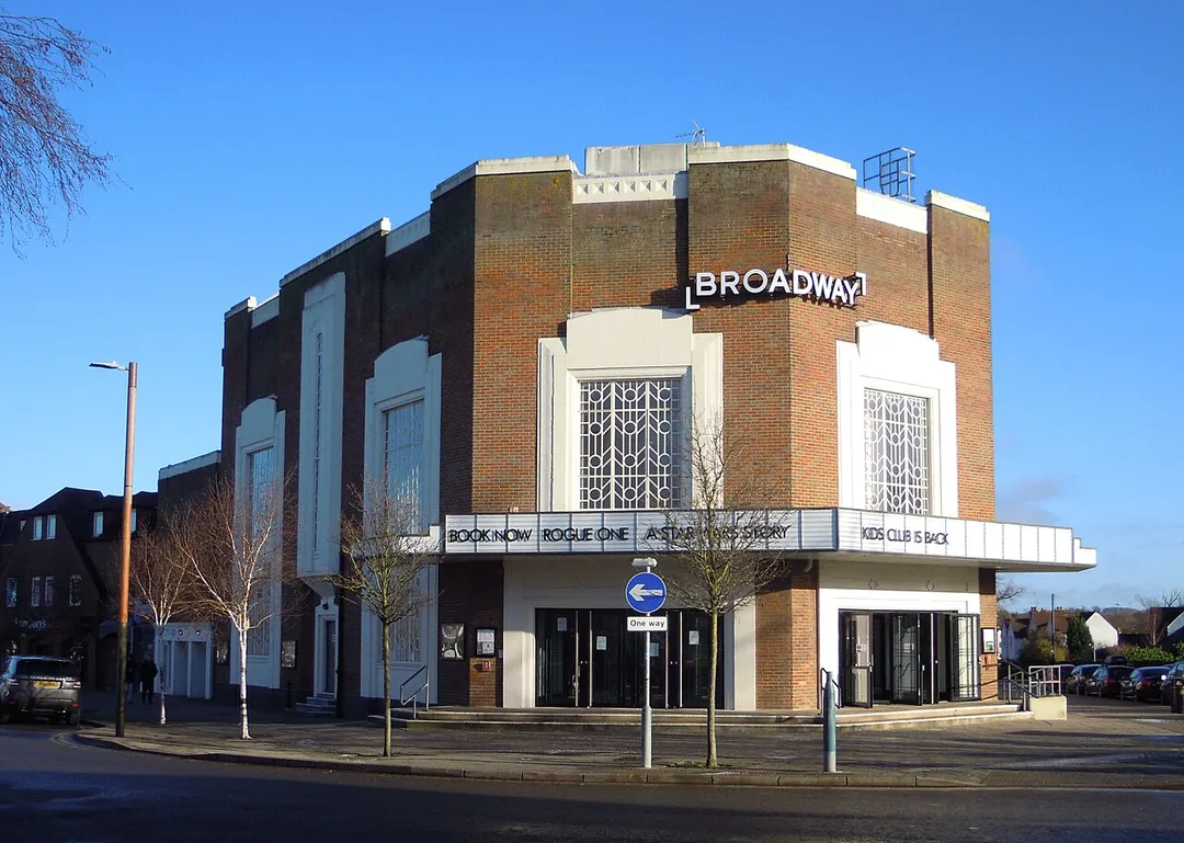 The art-deco Broadway Cinema in Letchworth