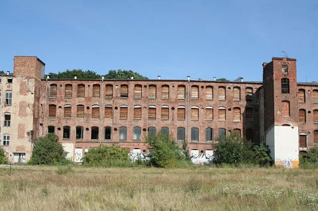 Abandoned textile factory in Gera, Germany