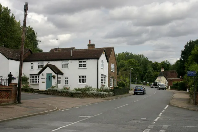 High Street, Lidlington Taken at the junction of Church Street (right) and Church Lane (left).