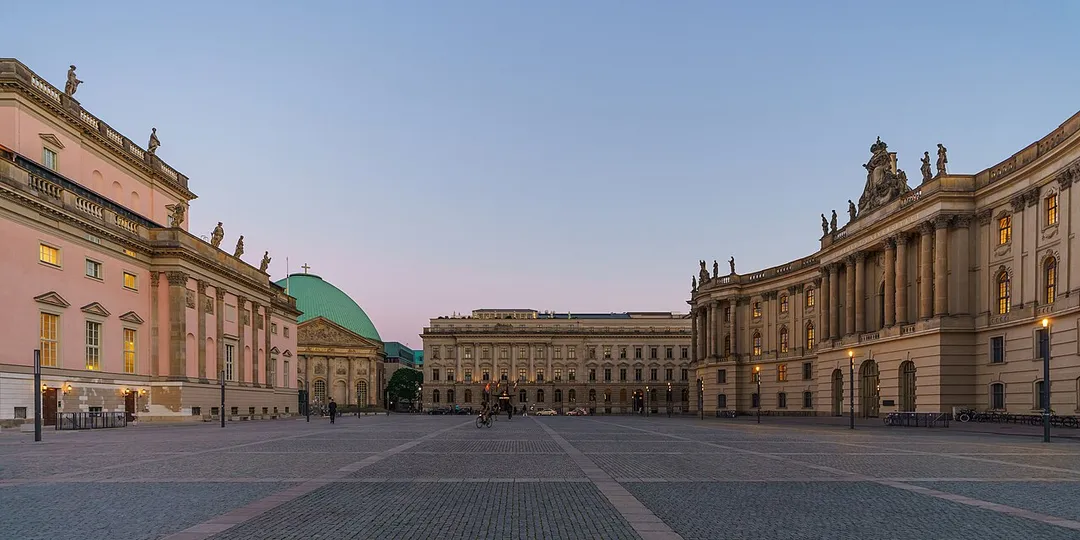 The Bebelplatz in Berlin: general view