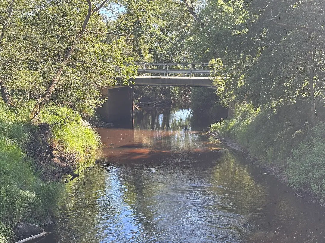 Bridge over Lindome river