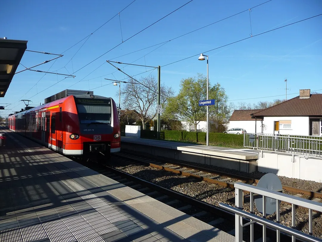 train station of Lingenfeld (Rhineland-Palatinate), Germany