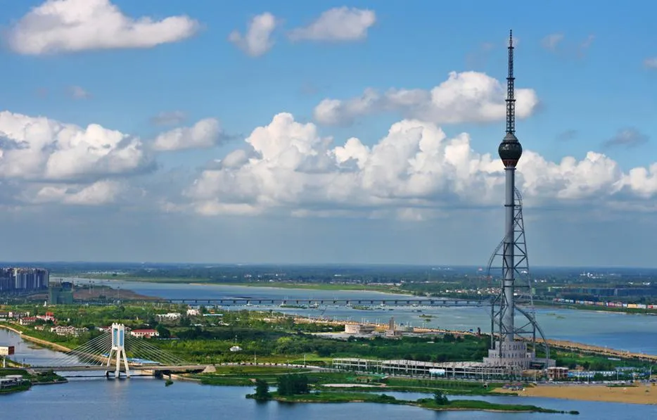 Linyi landmark building TV tower