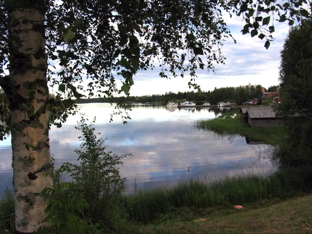 Liperi harbour in Liperi, Finland