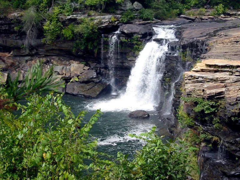 Little River Falls in the Little River Canyon National Preserve