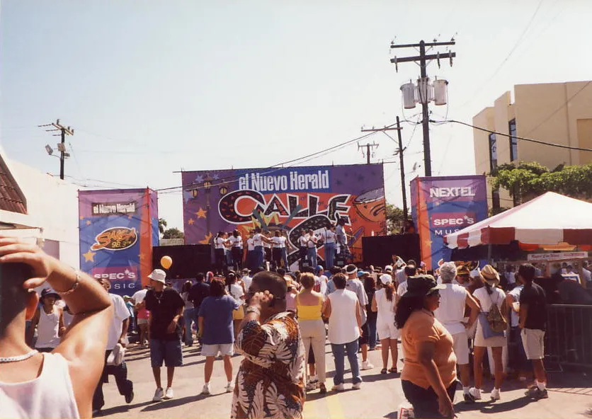 Calle Ocho festival in Miami