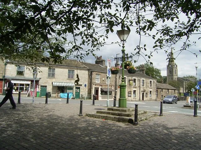 Church Street in Littleborough, Greater Manchester, England.