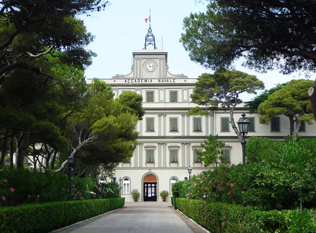 View of the Accademia Navale, Livorno, Italy
