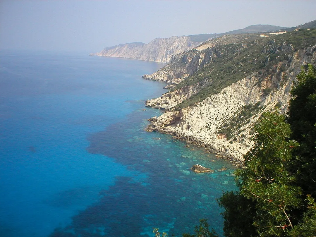 Ionian Sea, view from "Moni Kipoureon" monastery at Kefalonia
