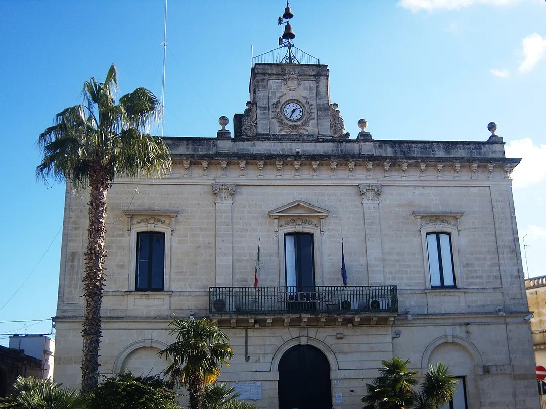 Town Hall in Lizzanello, Province of Lecce - Apulia