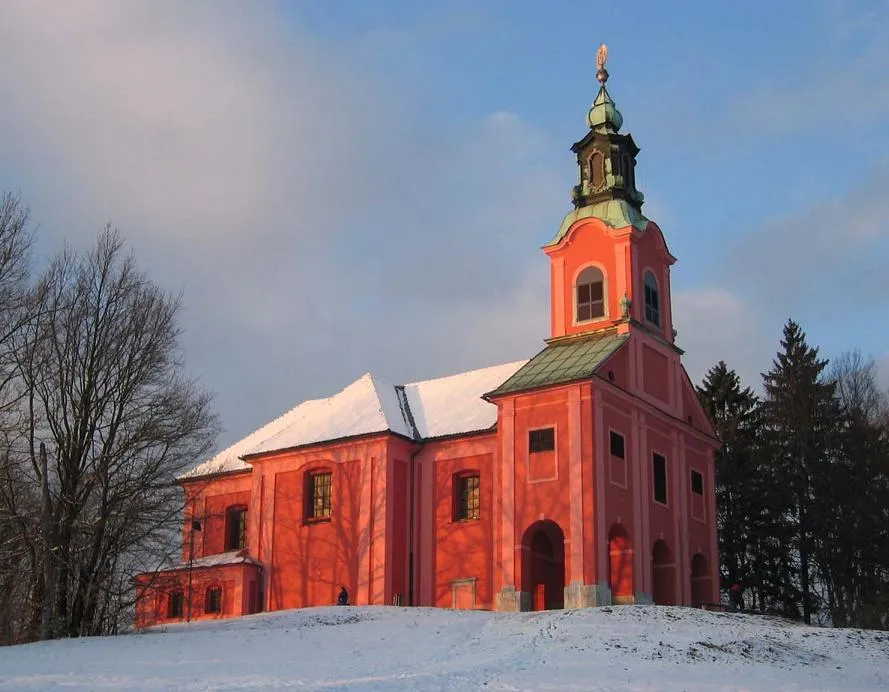 Maria's visitation church at Rožnik hill, Ljubljana. Originally built in 1740-47 and extensively renovated in 1823.

photo:Ziga 08:43, 1 May 2006 (UTC)