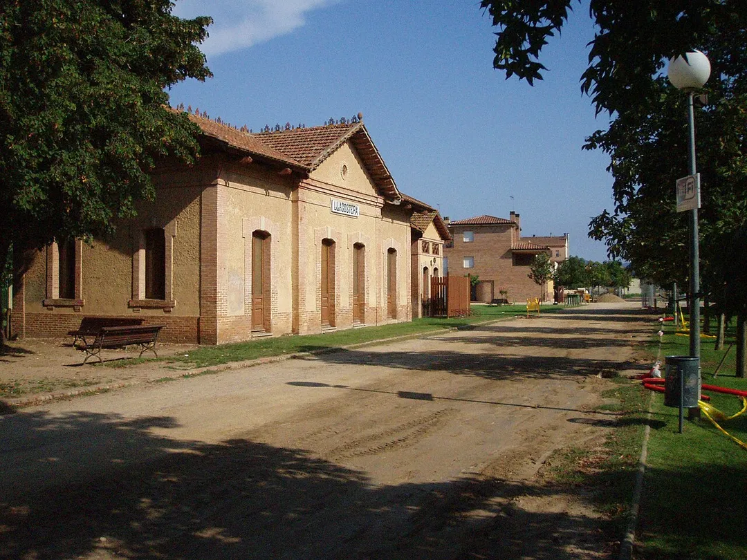 Llagostera's old railroad station