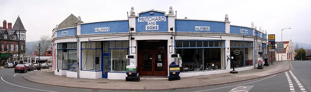 Pritchard's garage in Llandrindod Wells