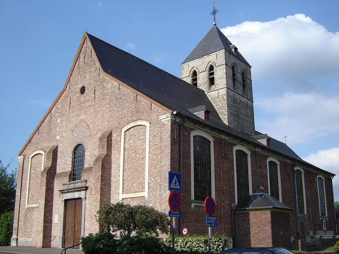 Church of Saint-Nicholas in Lochristi. Lochristi, East Flanders, Belgium