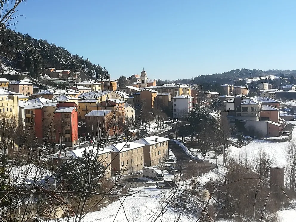 Loiano, panorama invernale
