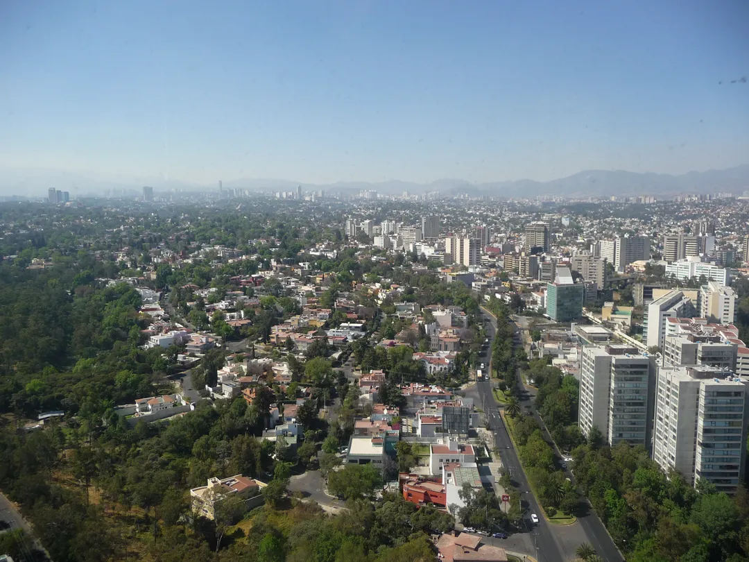 Bird's Eye View of Lomas de Chapultepec and Palmas