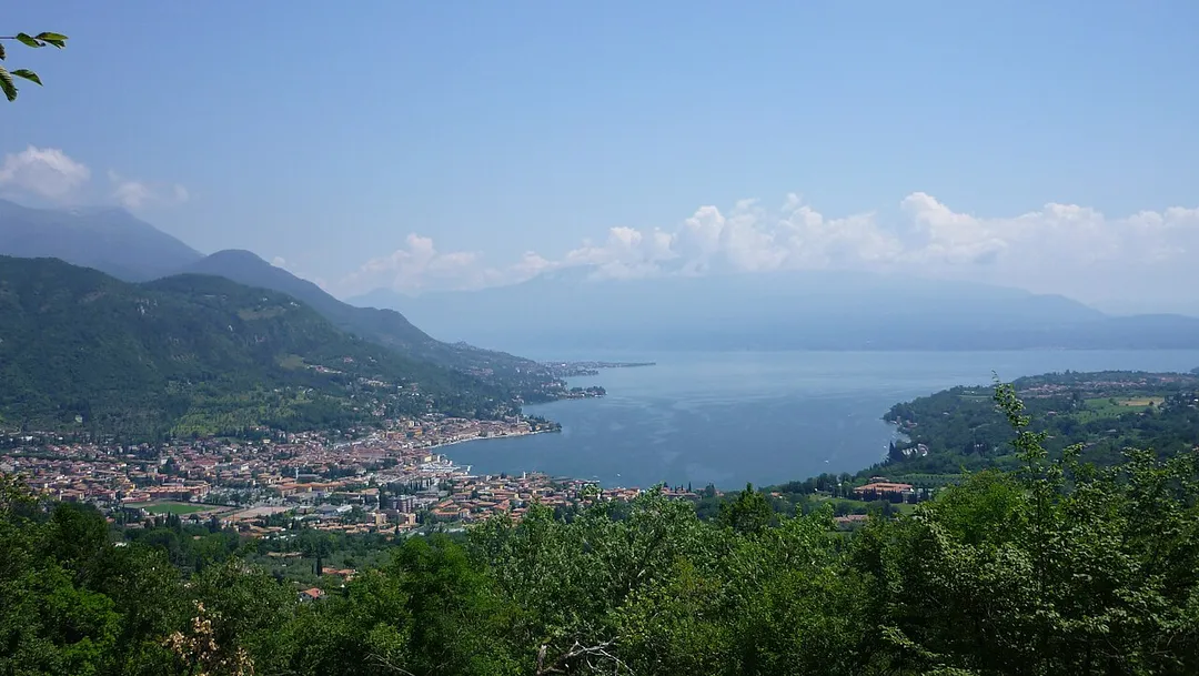 panorama of Salò (Garda lake)