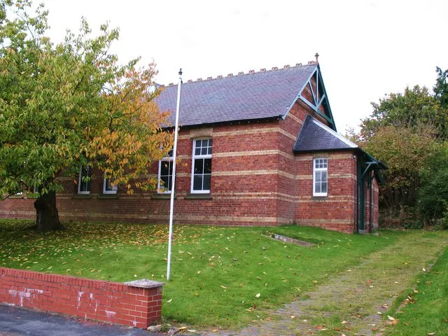 Londesborough Concert Hall, Londesborough, East Riding of Yorkshire, England.An odd title for a modest building, which now appears to be used as the village hall. It was originally built circa 1880 as a laundry for a visit to Londesborough Park by the Prince of Wales, who presumably had plenty of shirts and socks that required washing.