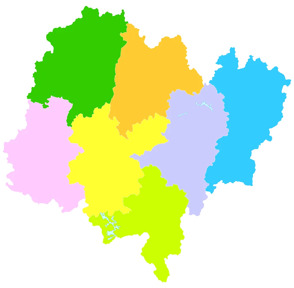 administrative division of Longyan City, Fujian, China