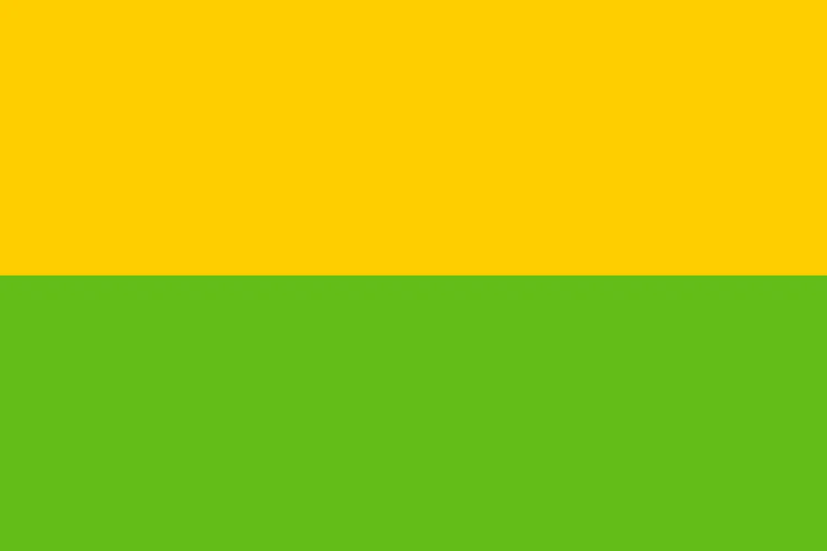 Bandera de la ciudad de Los Barrios (Cádiz), España.