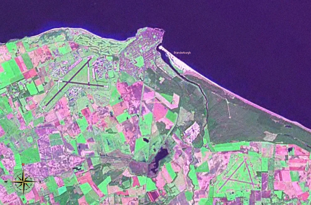 Lossiemouth from space