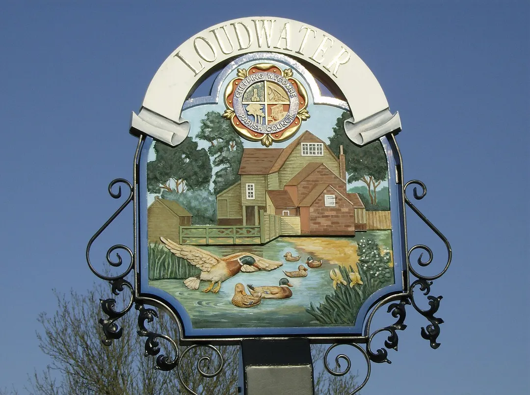 Loudwater village sign