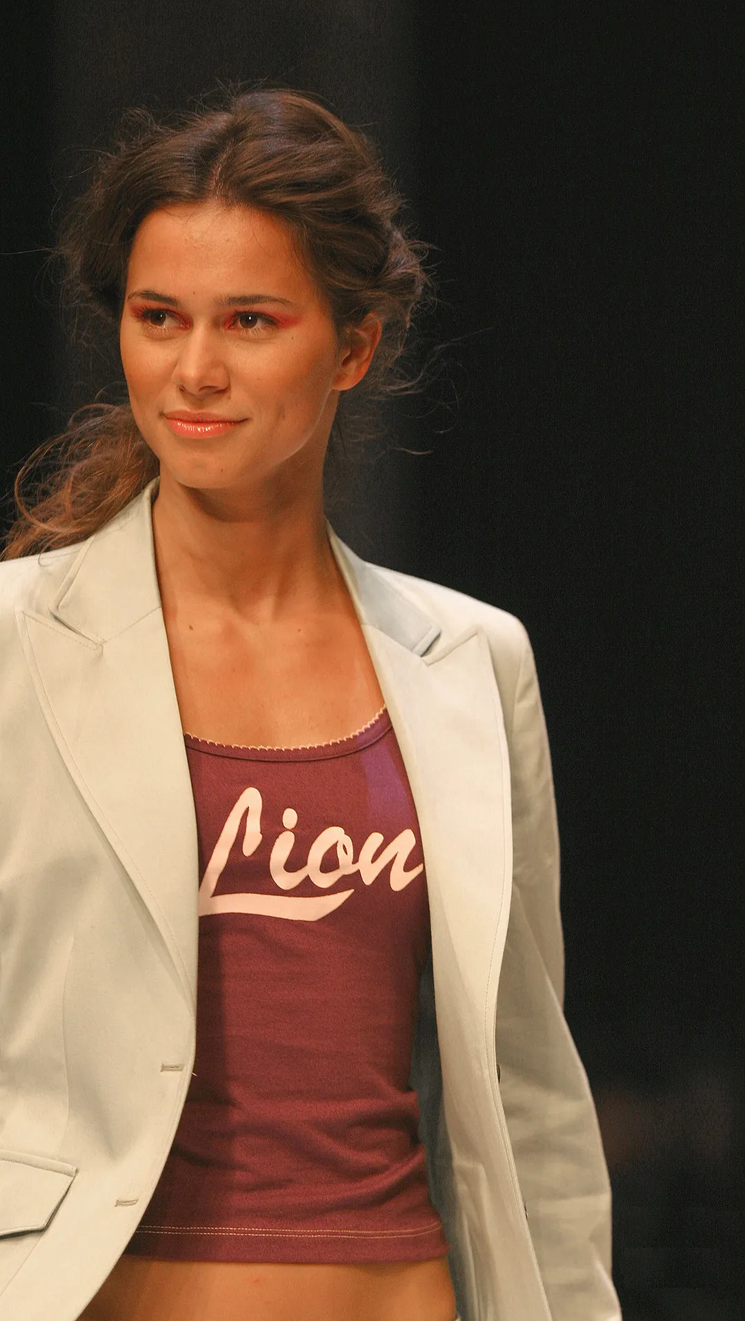 Summer 2005, Cláudia Vieira in Porto, Portugal