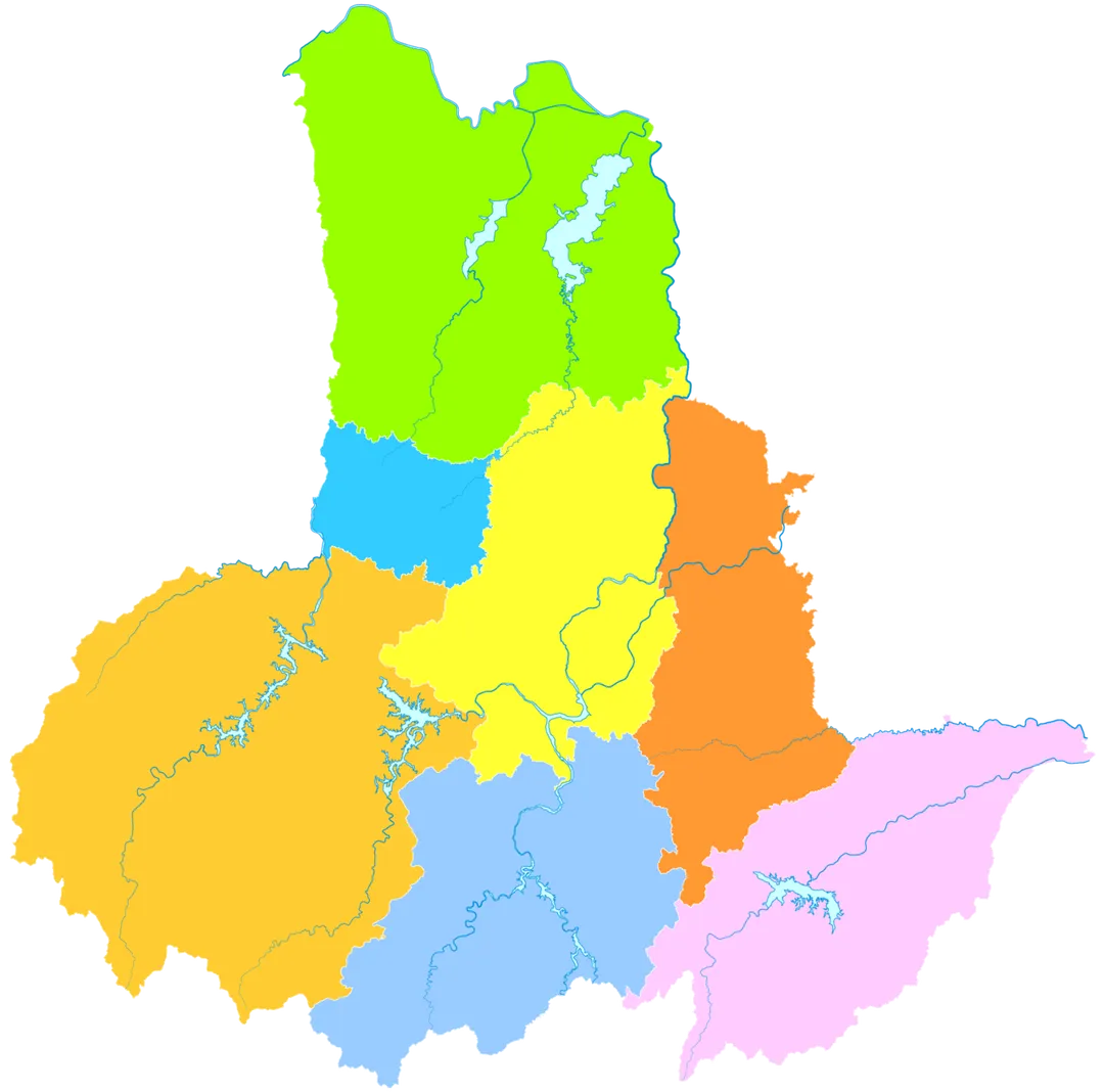 administrative divisions of Lu'an City, Anhui, China