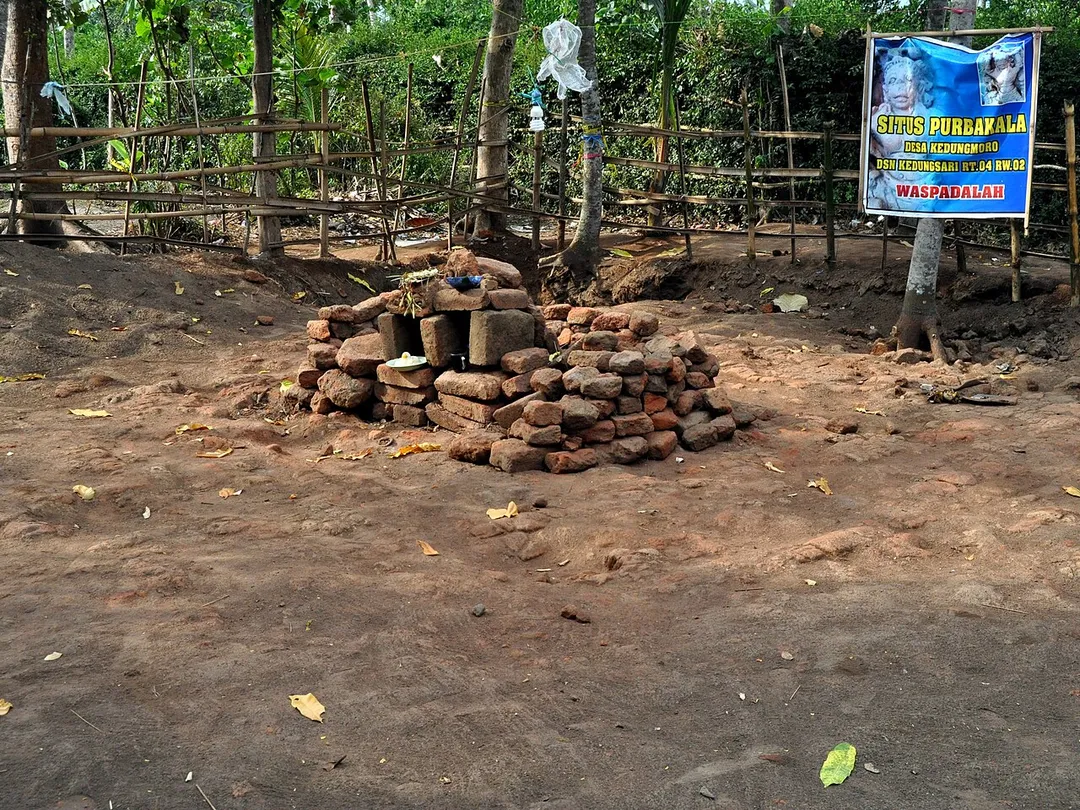 Ruins of Kunir Temple, Kunir, Lumajang, East Java, Indonesia.