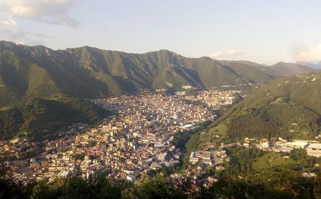 foto di Lumezzane dalle montagne