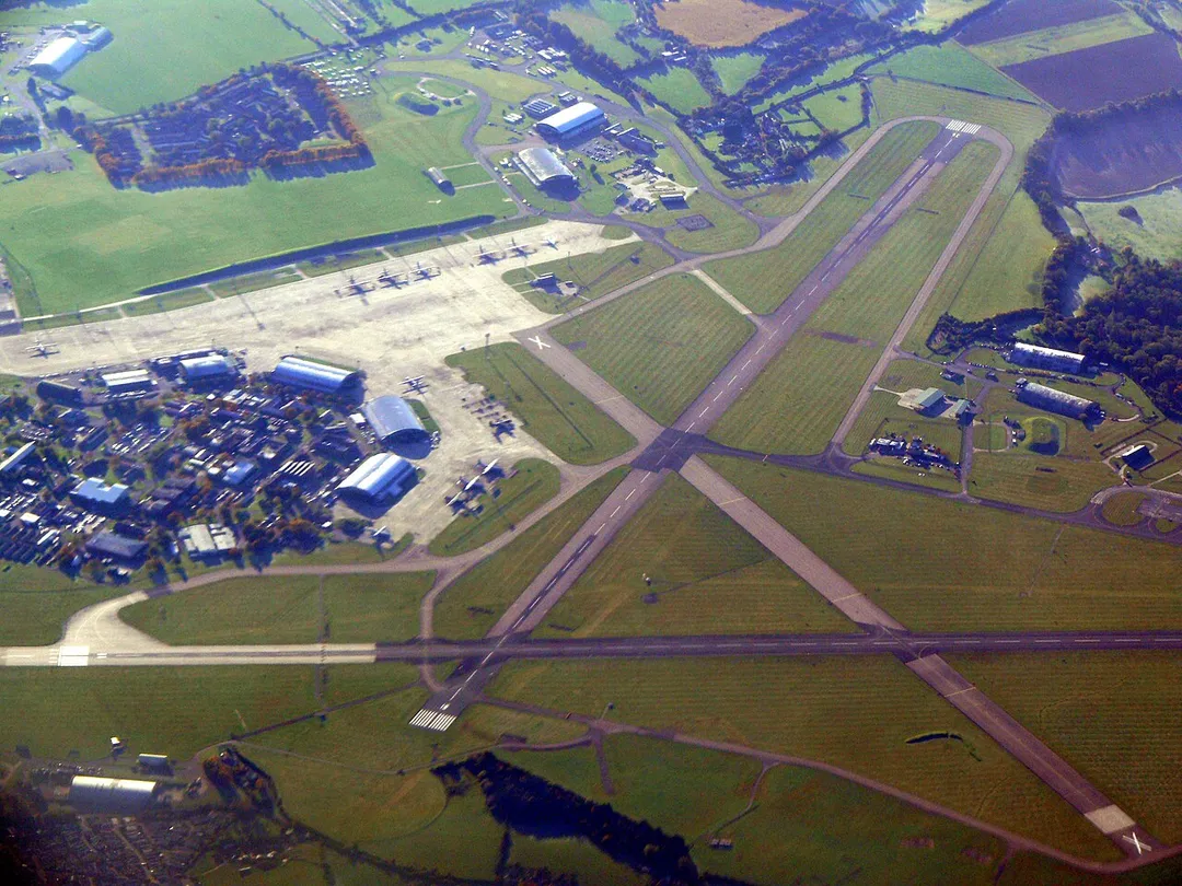 RAF Lyneham was a Royal Air Force station near Lyneham in Wiltshire, England. It was the home of all the Lockheed C-130 Hercules transport aircraft of the Royal Air Force.