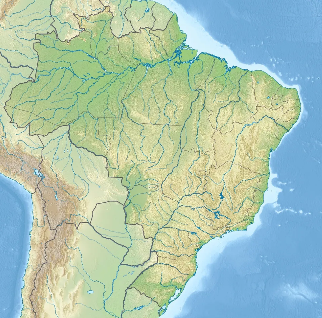 Location map of Brazil