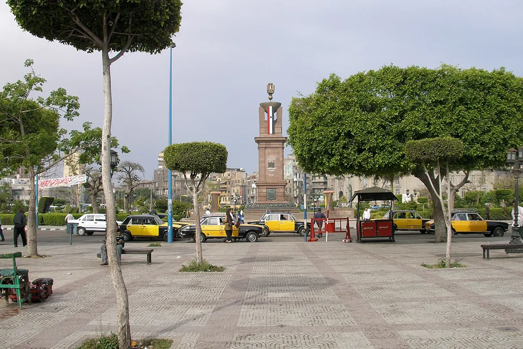 Alexandria residents and taxi cars in downtown Alexandria. Alexandria is the second-largest city in Egypt and a major economic centre. Alexandria, Egypt.