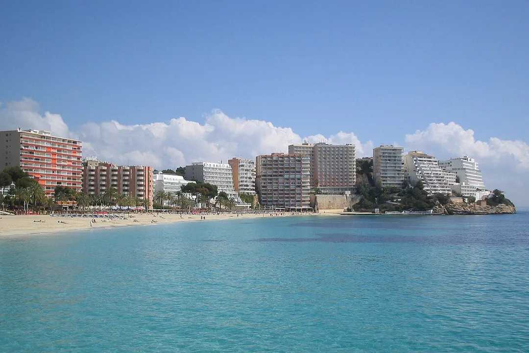 Magalluf is a holiday resort in Mallorca, Spain