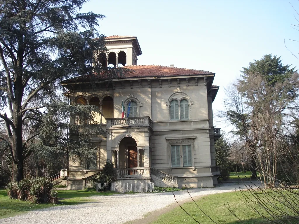 The library in Magenta, Italy.